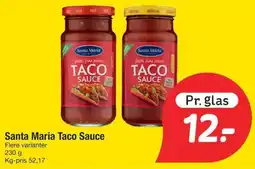 Fakta Tyskland SANTA MARIA Taco sauce tilbud