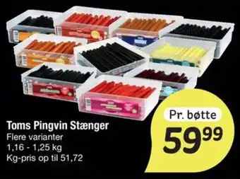 Fakta Tyskland TOMS Pingvin stænger tilbud