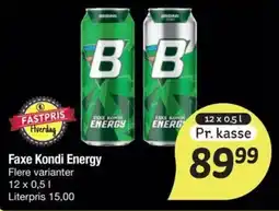 Fakta Tyskland FAXE KONDI Energy tilbud