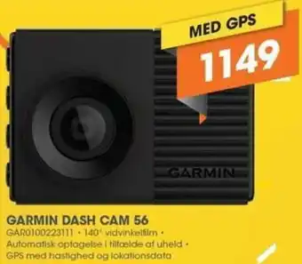 Expert Garmin Dash Cam 56 tilbud