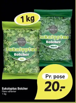 Fakta Tyskland Eukalyptus bolcher tilbud