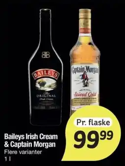 Fakta Tyskland Baileys irish cream & captain morgan tilbud