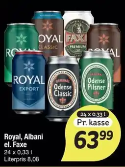 Fakta Tyskland Royal, albani el. faxe tilbud