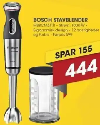 Punkt1 Bosch Stavblender MS8CM6110 tilbud