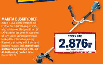 Stark Makita Buskrydder tilbud