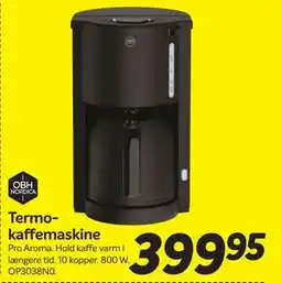 Din Isenkræmmer Termokaffemaskine tilbud