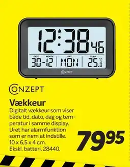 Din Isenkræmmer Vækkeur tilbud