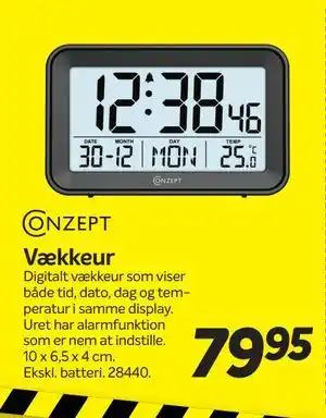 Din Isenkræmmer Vækkeur tilbud