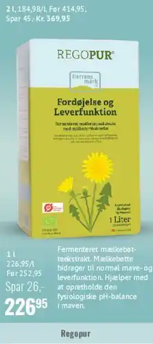 Helsam Regopur - Fordøjelse og Leverfunktion tilbud