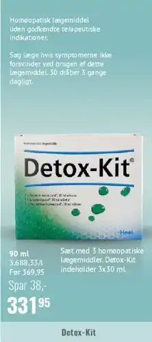 Helsam Detox-Kit tilbud