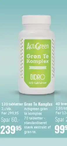 Helsam Grøn Te Komplex tilbud