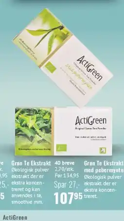 Helsam ActiGreen Grøn Te produkter tilbud