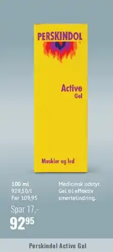Helsam Perskindol Active Gel tilbud