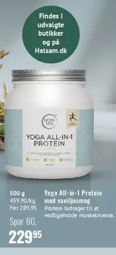 Helsam Yoga All-in-1 Protein tilbud