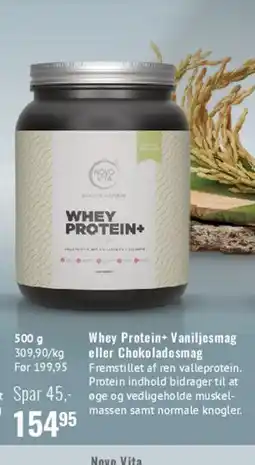 Helsam Whey Protein+ tilbud