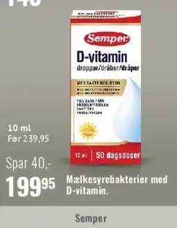 Helsam D-vitamin (10 ml) tilbud