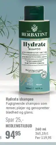 Helsam Hydrate shampoo tilbud