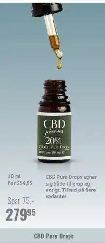 Helsam CBD Pure Drops tilbud
