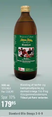 Helsam Standard Olie Omega 3-6-9 tilbud