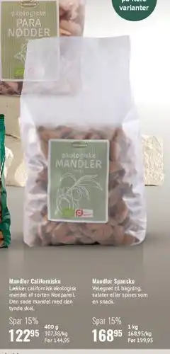 Helsam Mandler Spanske tilbud