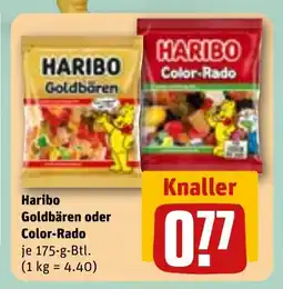 REWE DE HARIBO Goldbären oder color-rado tilbud
