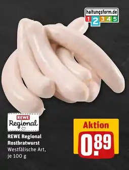 REWE DE Rewe regional rostbratwurst tilbud