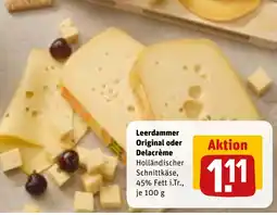 REWE DE Leerdammer original oder delacrème tilbud