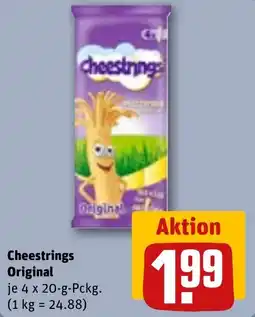 REWE DE CHEESTRINGS OrIginal tilbud