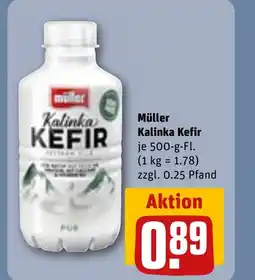 REWE DE MÜLLER Kalinka kefir tilbud