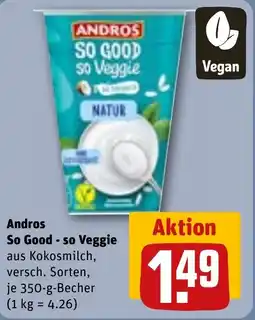 REWE DE ANDROS So good - so veggie tilbud