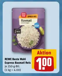 REWE DE REWE Beste wahl express basmati reis tilbud