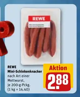 REWE DE REWE Mini-schinkenknacker tilbud