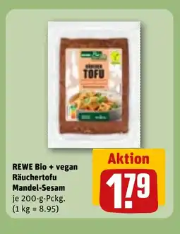 REWE DE REWE BIO+ Vegan räuchertofu mandle-sesam tilbud