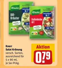REWE DE KNORR Salat krönung tilbud