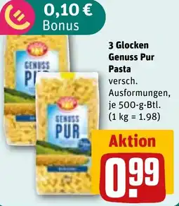 REWE DE 3 GLOCKEN Genuss pur pasta tilbud