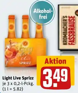 REWE DE LIGHT LIVE Sprizz tilbud