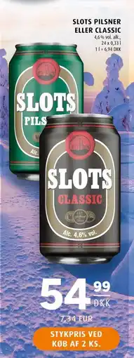 Scandinavian Park SLOTS PILSNER ELLER CLASSIC tilbud