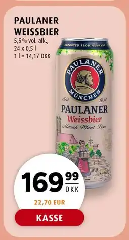 Scandinavian Park PAULANER WEISSBIER tilbud