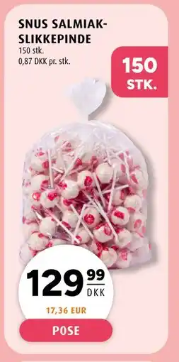 Scandinavian Park SNUS SALMIAKSLIKKEPINDE tilbud