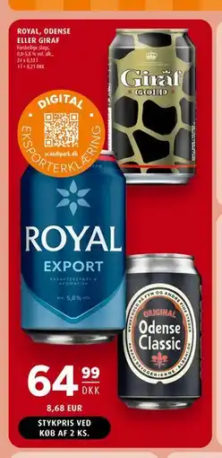 Scandinavian Park ROYAL, ODENSE ELLER GIRAF tilbud