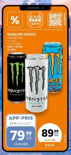 Scandinavian Park MONSTER ENERGY tilbud