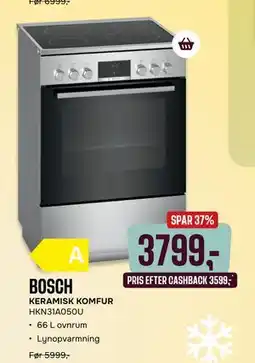 Skousen BOSCH KERAMISK KOMFUR HKN31A050U tilbud