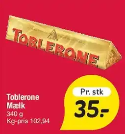 Fakta Tyskland Toblerone Mælk tilbud