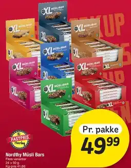 Fakta Tyskland Nordthy Müslibars tilbud
