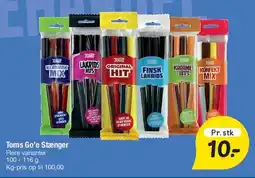 Fakta Tyskland Toms Go'e Stænger tilbud