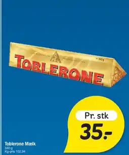 Fakta Tyskland Toblerone Mælk tilbud