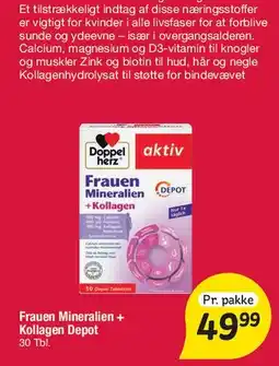 Fakta Tyskland Frauen Mineralien + Kollagen Depot tilbud