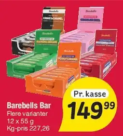 Fakta Tyskland Barebells Bar (kasse) tilbud