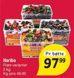 Fakta Tyskland Haribo (pr. bøtte) tilbud