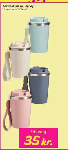 Hi five Termokop m. strop tilbud